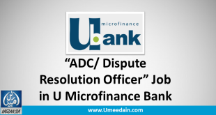ADC/ Dispute Resolution Officer Job in U Microfinance Bank