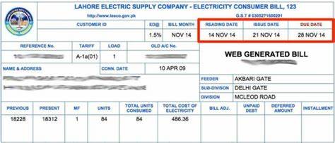 Electric Bill PK